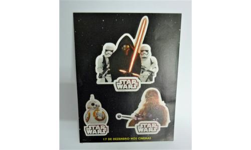 Adesivo Star Wars Cinemark Cartela